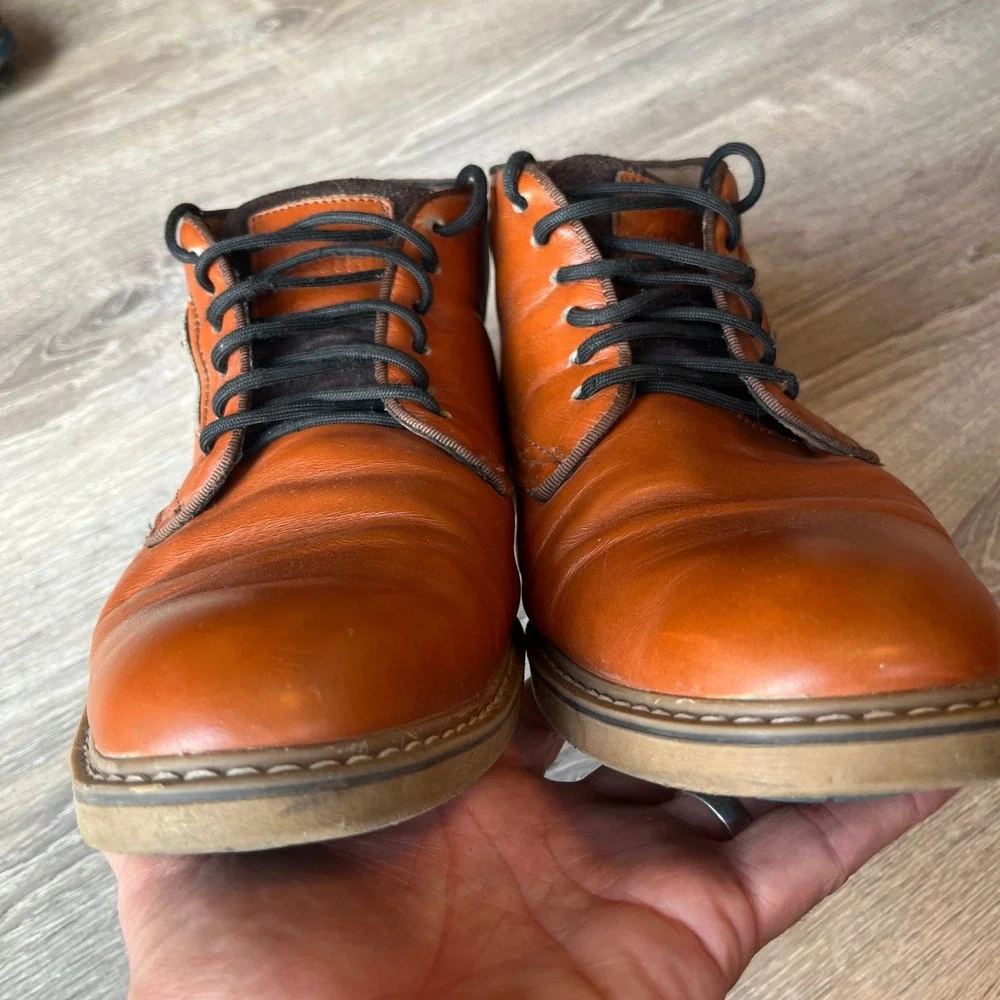 Arkbird Chukka Brown‎ Oxford Ankle Boots Premium Leather Mens 10.5